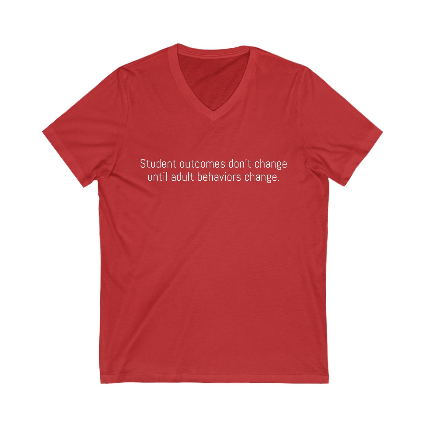 Student Outcomes Focused V-Neck Tee